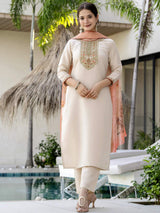Embroidared Rayon Kurta Set