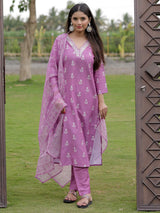 Embroidared Rayon Kurta Set