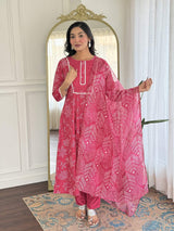 Embroidared Rayon Kurta Set