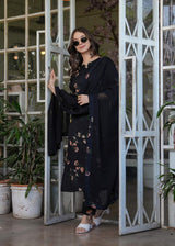 Printed Silk Blend Kurta Set