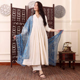 Embroidared Chanderi Silk Kurta Set