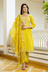 Embroidery Viscose Shimar Kurta Set