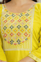 Embroidery Viscose Shimar Kurta Set
