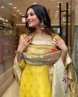 Embroidery Viscose Organza Kurta Set